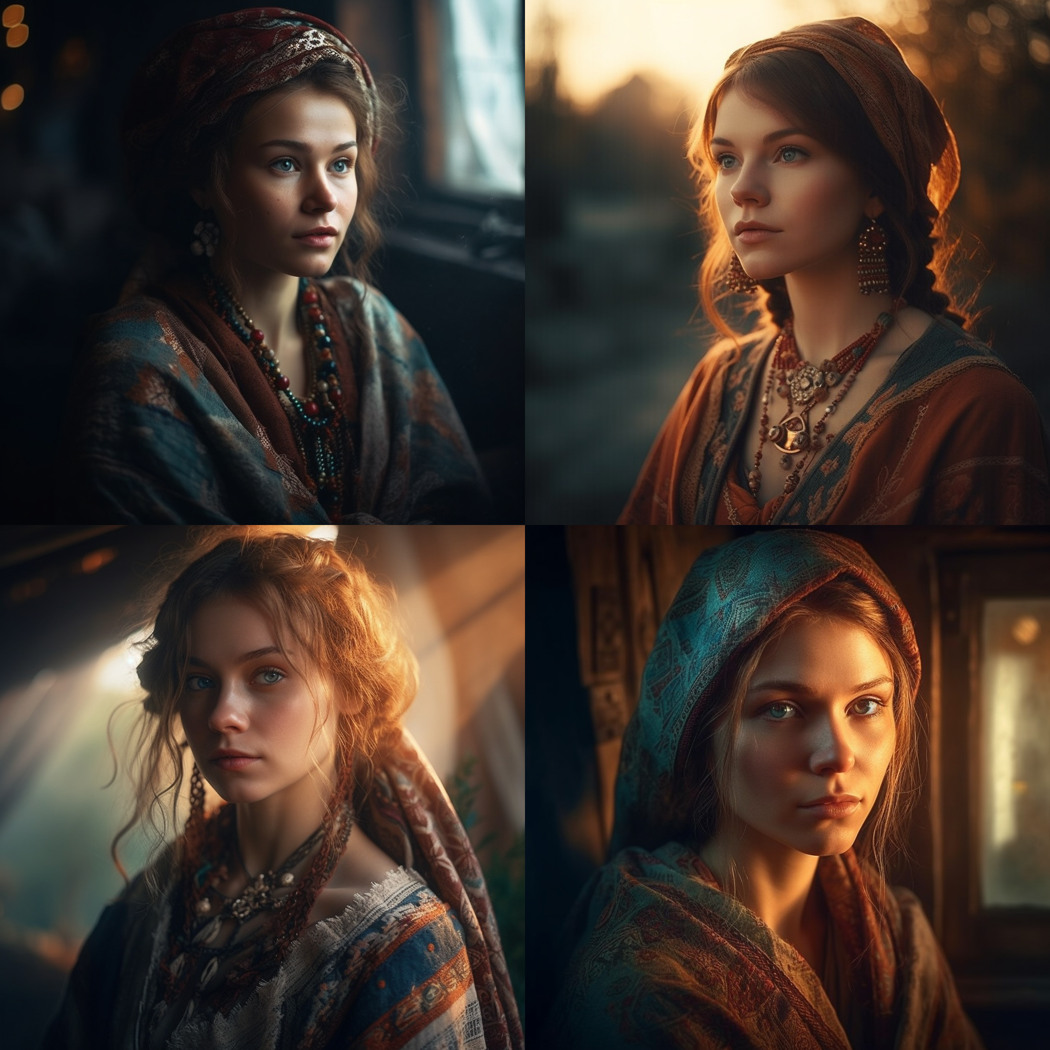 meowithai character beautiful Russian woman Dawn lighting 96ca93d5 6a38 4c05 9a8c 8ab5237bb863